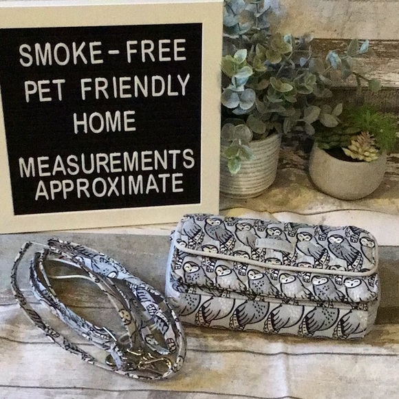 Vera Bradley Owl Print Crossbody Bag/Wristlet - Picture 7 of 7